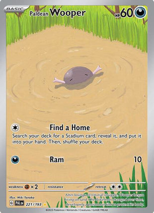 Paldean Wooper - 221/193 - SV02 Paldea Evolved - Holofoil - Near Mint (NM)