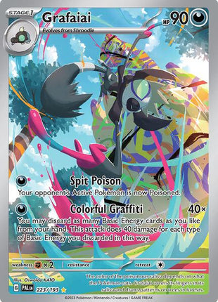 Grafaiai - 223/193 - SV02 Paldea Evolved - Holofoil - Near Mint (NM)