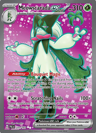 Meowscarada ex - 231/193 - SV02 Paldea Evolved - Holofoil - Near Mint (NM)
