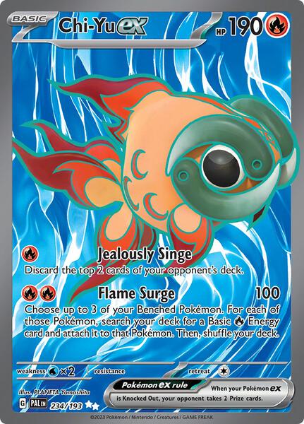 Chi-Yu ex - 234/193 - SV02 Paldea Evolved - Holofoil - Near Mint (NM)
