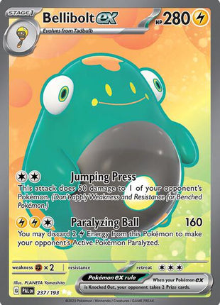 Bellibolt ex - 237/193 - SV02 Paldea Evolved - Holofoil - Near Mint (NM)