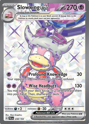 Slowking ex - 238/193 - SV02 Paldea Evolved - Holofoil - Near Mint (NM)