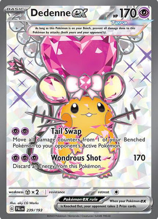 Dedenne ex - 239/193 - SV02 Paldea Evolved - Holofoil - Near Mint (NM)