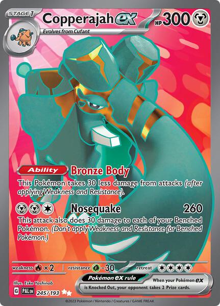 Copperajah ex - 245/193 - SV02 Paldea Evolved - Holofoil - Near Mint (NM)