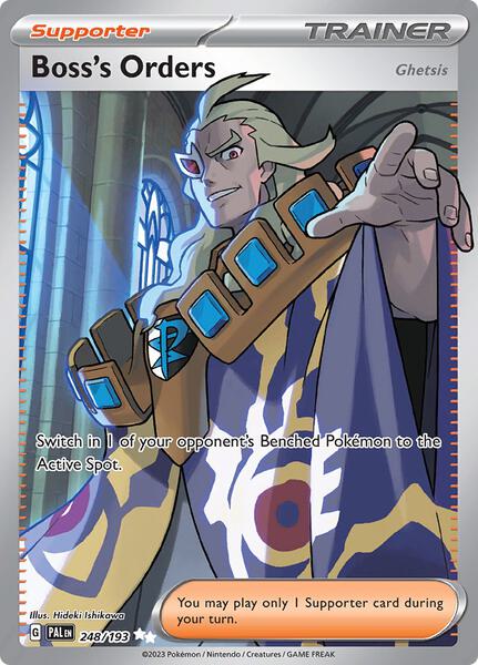 Boss's Orders - 248/193 - SV02 Paldea Evolved - Holofoil - Near Mint (NM)