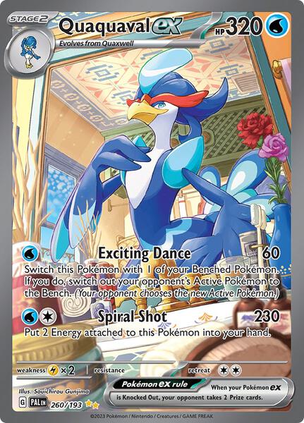 Quaquaval ex - 260/193 - SV02 Paldea Evolved - Holofoil - Near Mint (NM)