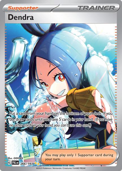 Dendra - 266/193 - SV02 Paldea Evolved - Holofoil - Near Mint (NM)