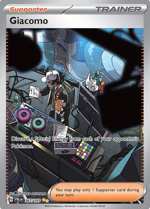 Giacomo - 267/193 - SV02 Paldea Evolved - Holofoil - Near Mint (NM)
