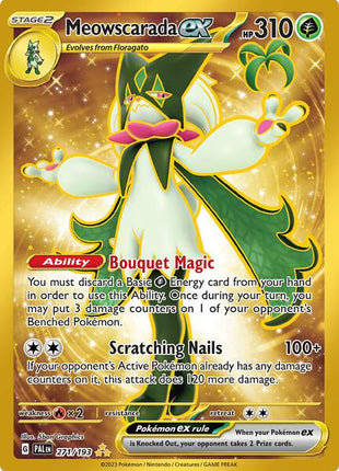 Meowscarada ex - 271/193 - SV02 Paldea Evolved - Holofoil - Near Mint (NM)