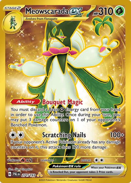 Meowscarada ex - 271/193 - SV02 Paldea Evolved - Holofoil - Near Mint (NM)