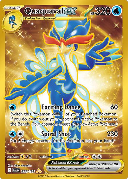 Quaquaval ex - 273/193 - SV02 Paldea Evolved - Holofoil - Near Mint (NM)