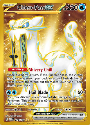 Chien-Pao ex - 274/193 - SV02 Paldea Evolved - Holofoil - Near Mint (NM)