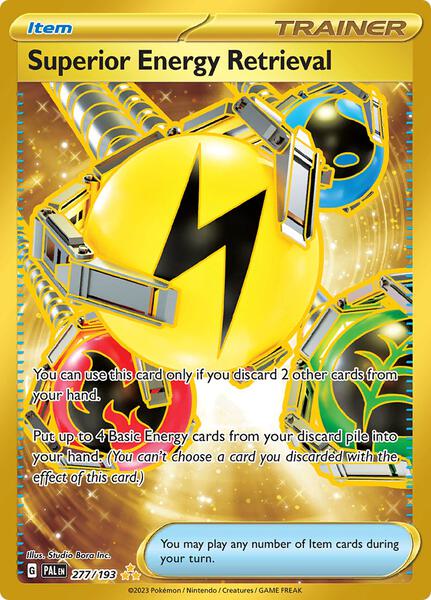 Superior Energy Retrieval - 277/193 - SV02 Paldea Evolved - Holofoil - Near Mint (NM)
