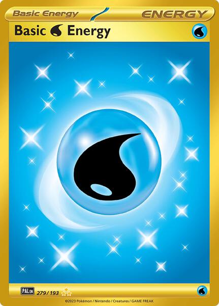 Basic Water Energy - 279/193 - SV02 Paldea Evolved - Holofoil - Near Mint (NM)