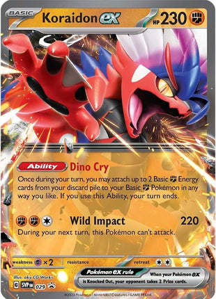 Koraidon ex - 029 - SV Scarlet and Violet Promo Cards - Holofoil - Near Mint (NM)