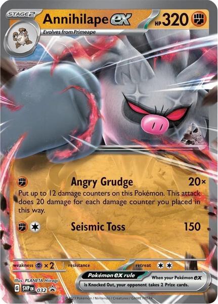 Annihilape ex - 032 - SV Scarlet and Violet Promo Cards - Holofoil - Near Mint (NM)