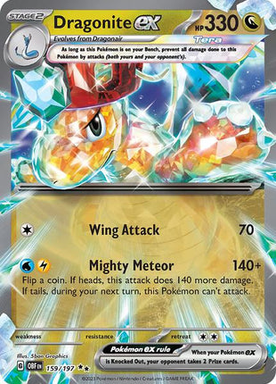 Dragonite ex - SV03 Obsidian Flames - Holofoil - Near Mint (NM)