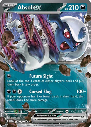 Absol ex - 135/197 - SV03 Obsidian Flames - Holofoil - Near Mint (NM)