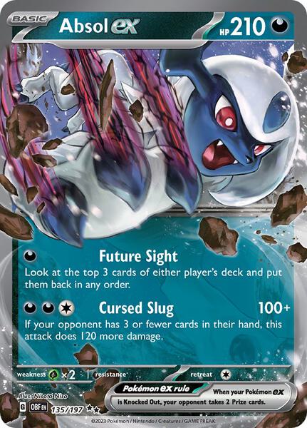 Absol ex - 135/197 - SV03 Obsidian Flames - Holofoil - Near Mint (NM)