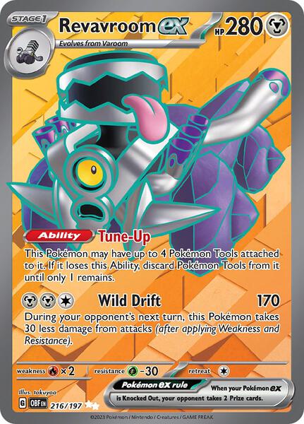 Revavroom ex - 216/197 - SV03 Obsidian Flames - Holofoil - Near Mint (NM)