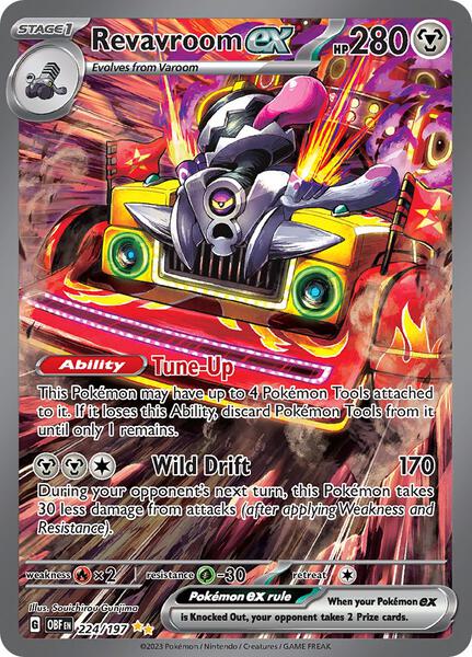 Revavroom ex - 224/197 - SV03 Obsidian Flames - Holofoil - Near Mint (NM)