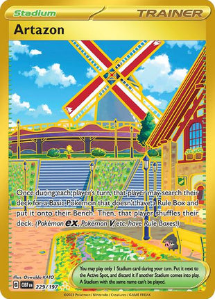 Artazon - 229/197 - SV03 Obsidian Flames - Holofoil - Near Mint (NM)