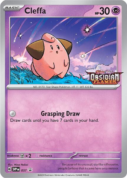 Cleffa - 037 (Prerelease) - SV Scarlet and Violet Promo Cards - Holofoil - Near Mint (NM)