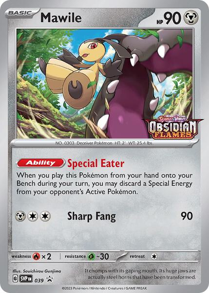 Mawile - 039 (Prerelease) - SV Scarlet and Violet Promo Cards - Holofoil - Near Mint (NM)