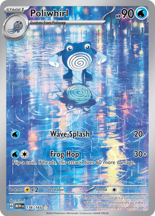 Poliwhirl - 176/165 - SV Scarlet and Violet 151 - Holofoil - Near Mint (NM)