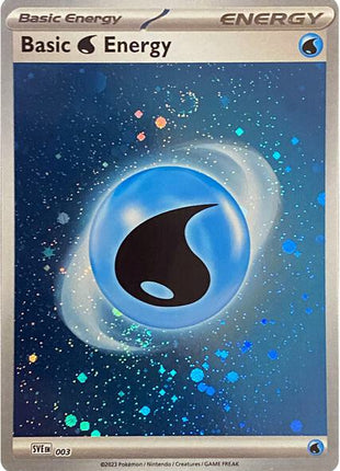 Basic Water Energy (Cosmos Holo) - SV01 Scarlet and Violet Base Set - Holofoil - Near Mint (NM)