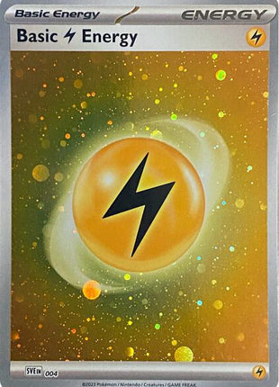 Basic Lightning Energy (Cosmos Holo) - SV01 Scarlet and Violet Base Set - Holofoil - Near Mint (NM)
