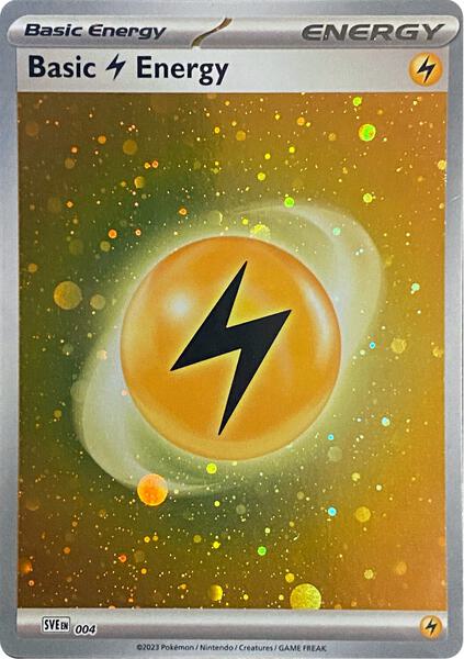 Basic Lightning Energy (Cosmos Holo) - SV01 Scarlet and Violet Base Set - Holofoil - Near Mint (NM)