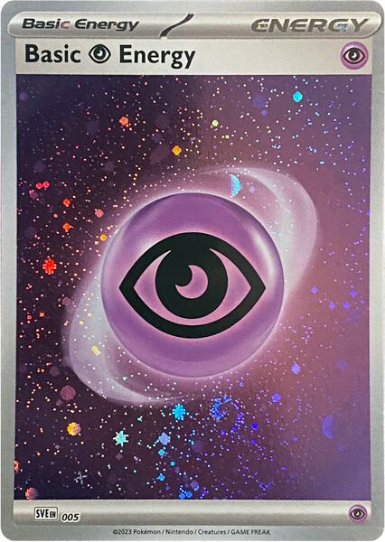 Basic Psychic Energy (Cosmos Holo) - SV01 Scarlet and Violet Base Set - Holofoil - Near Mint (NM)
