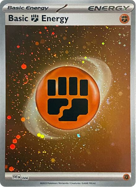 Basic Fighting Energy (Cosmos Holo) - SV01 Scarlet and Violet Base Set - Holofoil - Near Mint (NM)