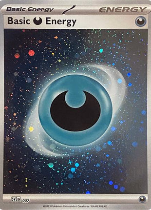 Basic Darkness Energy (Cosmos Holo) - SV01 Scarlet and Violet Base Set - Holofoil - Near Mint (NM)