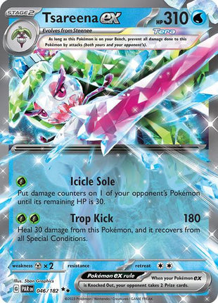 Tsareena ex - 046/182 - SV04 Paradox Rift - Holofoil - Near Mint (NM)