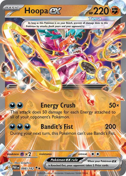 Hoopa ex - SV04 Paradox Rift - Holofoil - Near Mint (NM)