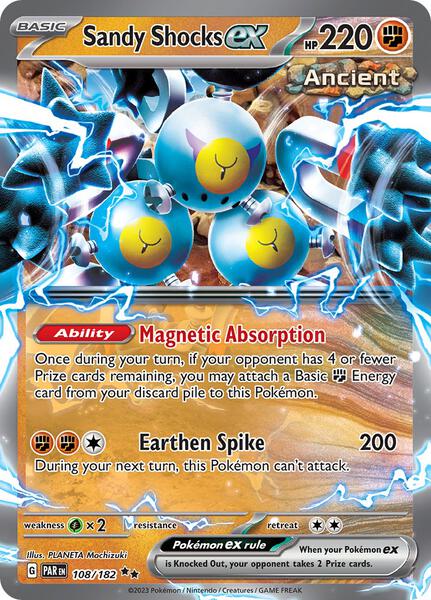 Sandy Shocks ex - 108/182 - SV04 Paradox Rift - Holofoil - Near Mint (NM)