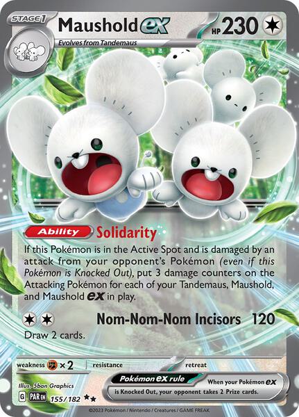 Maushold ex - SV04 Paradox Rift - Holofoil - Near Mint (NM)