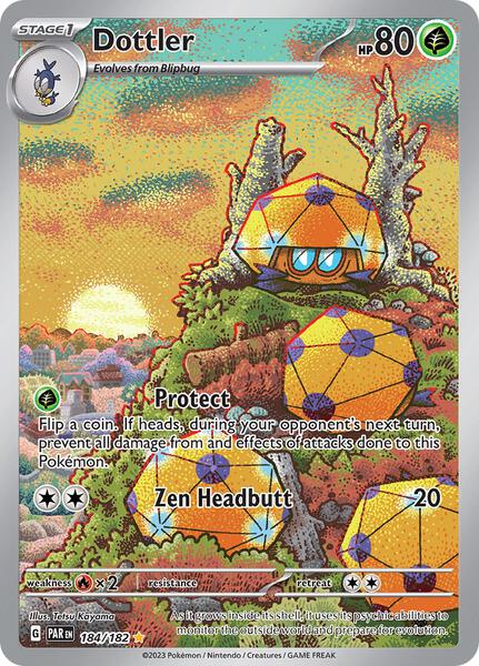 Dottler - 184/182 - SV04 Paradox Rift - Holofoil - Near Mint (NM)