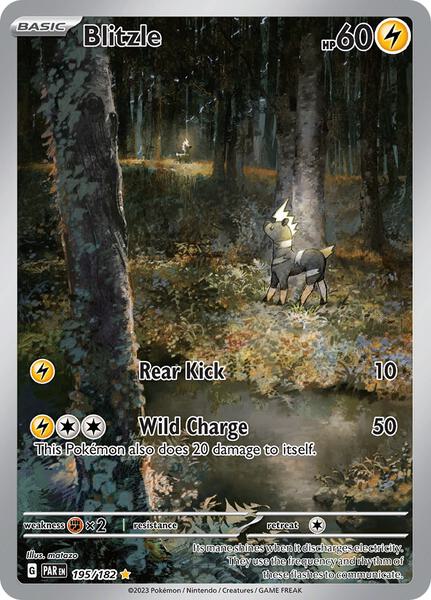Blitzle - 195/182 - SV04 Paradox Rift - Holofoil - Near Mint (NM)