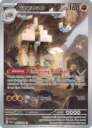 Garganacl - 202/182 - SV04 Paradox Rift - Holofoil - Near Mint (NM)