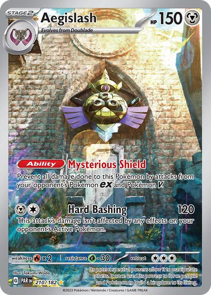 Aegislash - 210/182 - SV04 Paradox Rift - Holofoil - Near Mint (NM)