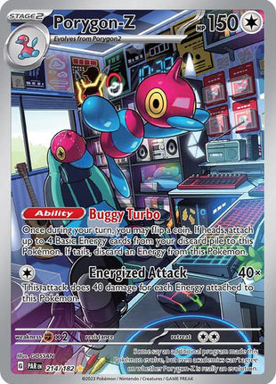 Porygon-Z - 214/182 - SV04 Paradox Rift - Holofoil - Near Mint (NM)
