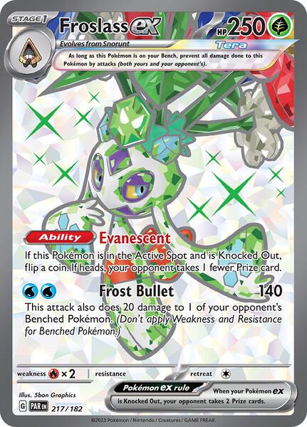 Froslass ex - 217/182 - SV04 Paradox Rift - Holofoil - Near Mint (NM)