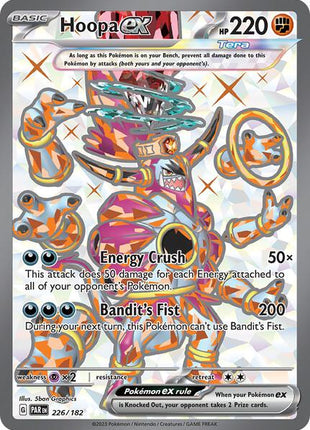 Hoopa ex - 226/182 - SV04 Paradox Rift - Holofoil - Near Mint (NM)