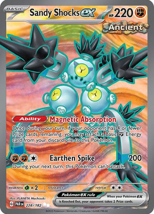 Sandy Shocks ex - 228/182 - SV04 Paradox Rift - Holofoil - Near Mint (NM)