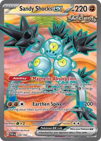 Sandy Shocks ex - 228/182 - SV04 Paradox Rift - Holofoil - Near Mint (NM)