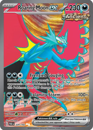 Roaring Moon ex - 229/182 - SV04 Paradox Rift - Holofoil - Near Mint (NM)