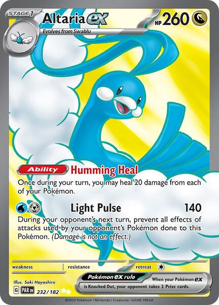 Altaria ex - 232/182 - SV04 Paradox Rift - Holofoil - Near Mint (NM)